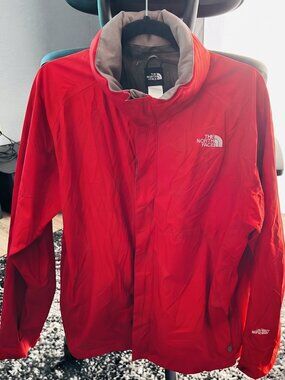 The North Face Gore-Tex PacLite Jacket Men's XL Red Waterproof Shell Coat